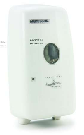 Picture of Hand Hygiene Dispenser McKesson White Plastic Touch Free 1000 mL Wall Mount53-FOAM-AUTO