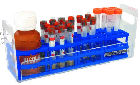 Picture of Tube Rack Carrier McKesson 12.75 X 3.5 X 5.5 Inch Acrylic3099
