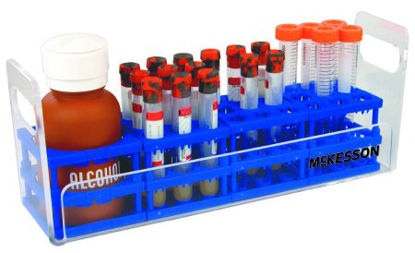 Picture of Tube Rack Carrier McKesson 12.75 X 3.5 X 5.5 Inch Acrylic3099