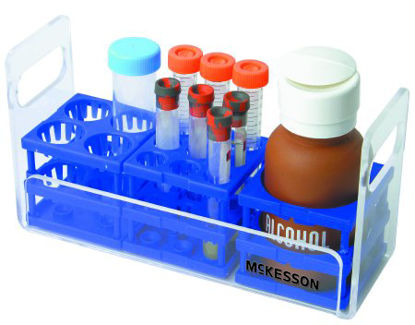 Picture of Tube Rack Carrier McKesson 9.75 X 3.5 X 5.5 Inch Acrylic3100