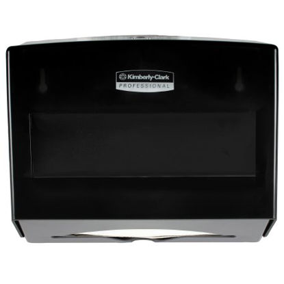 Picture of Paper Towel Dispenser K-C PROFESSIONAL SCOTTFOLD Smoke Plastic Manual Pull Wall Mount09215