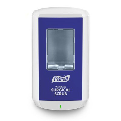 Picture of Surgical Scrub Dispenser Purell® CS8 White ABS Plastic Touch Free 1200 mL Wall Mount7810-01