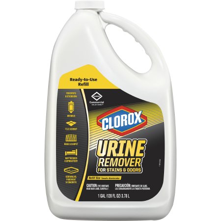 Picture of Clorox® Commercial Solutions® Urine Remover Stain Remover Peroxide Based Liquid 1 gal. Jug Fruity Floral Scent NonSterileCLO31351CT