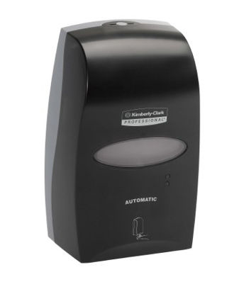 Picture of Hand Hygiene Dispenser Scott® Essential™ Black Plastic Touch Free 1 Liter Wall Mount92148