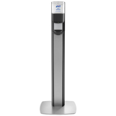 Picture of Hand Hygiene Dispenser Purell® Messenger® ES8 Graphite ABS Plastic Automatic 1200 mL Floor Stand7318-DS-SLV