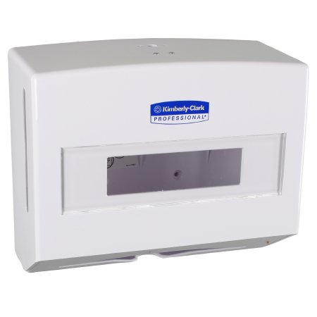 Picture of Paper Towel Dispenser K-C PROFESSIONAL SCOTTFOLD White Plastic Manual Pull Wall Mount09217