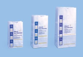Picture of Pharmacy Bag 4 X 6 X 11 Inch White79395325645