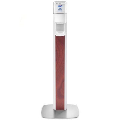 Picture of Hand Hygiene Dispenser Purell® Messenger® ES8 White ABS Plastic Automatic 1200 mL Floor Stand7308-DS-MPL