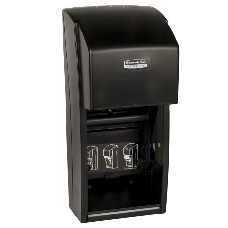 Picture of Toilet Tissue Dispenser Kimberly-Clark Professional Gray Smoke Plastic Manual Pull Double Roll Wall Mount09021