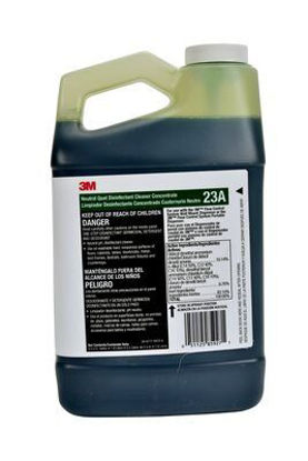 Picture of 3M™ Neutral Quat Surface Disinfectant Cleaner Germicidal Liquid Concentrate 1/2 gal. Jug Lemon Scent NonSterile7010342270