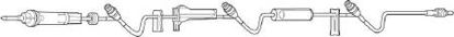 Picture of Solution Set Continu-Flo® 10 Drops / mL Drip Rate 102 Inch Tubing 3 Ports2C8593