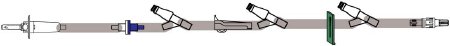 Picture of Primary Administration Set Bravo® 15 Drops / mL Drip Rate 112 Inch Tubing 3 PortsB9900-161