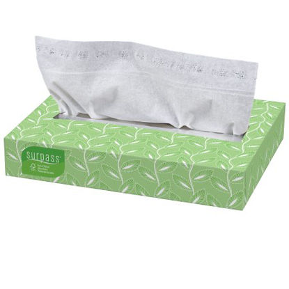 Picture of Surpass* Facial Tissue White 8 X 8-2/5 Inch 125 Count21390