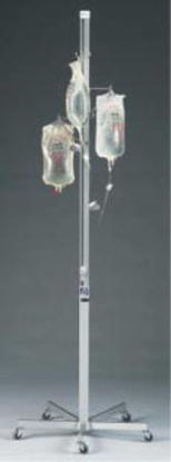 Picture of IV Irrigation Tower 4-Hook 3-1/2 X 26-3/4 X 28-3/4 Inch, 5 Legs0541110100