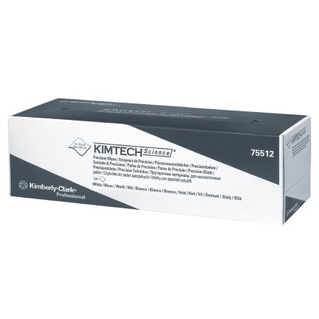 Picture of Task Wipe Kimtech Science Precision Light Duty White NonSterile 1 Ply Tissue 11-4/5 X 11-4/5 Inch Disposable75512