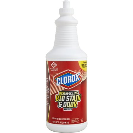 Picture of Clorox® Bio Stain & Odor Remover Surface Disinfectant Cleaner Peroxide Based Liquid 32 oz. Bottle Scented NonSterile31911