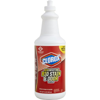 Picture of Clorox® Bio Stain & Odor Remover Surface Disinfectant Cleaner Peroxide Based Liquid 32 oz. Bottle Scented NonSterile31911