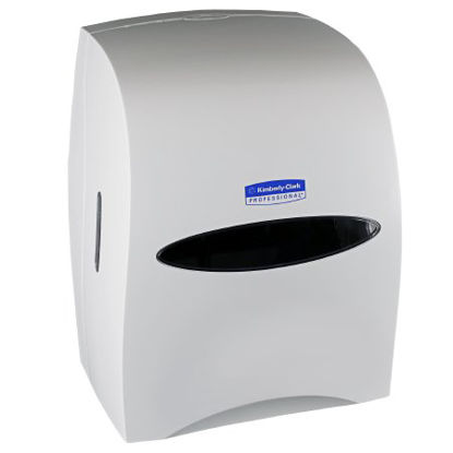 Picture of Paper Towel Dispenser SANITOUCH White Plastic Manual Pull Wall Mount09995