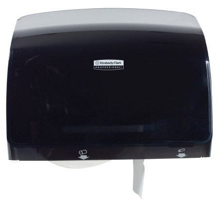 Picture of Toilet Tissue Dispenser K-C PROFESSIONAL MOD Smoke Plastic Manual Pull Jumbo Roll Wall Mount34831