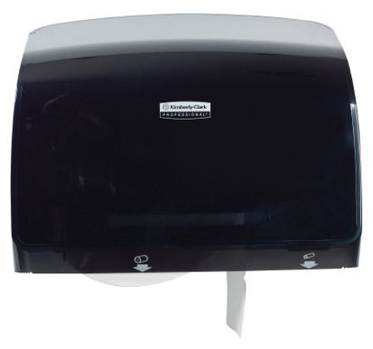 Picture of Toilet Tissue Dispenser K-C PROFESSIONAL MOD Smoke Plastic Manual Pull Jumbo Roll Wall Mount34831