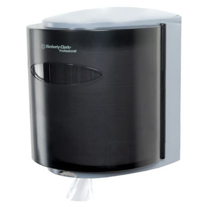 Picture of Paper Towel Dispenser K-C PROFESSIONAL Black Smoke Plastic Center Pull Wall Mount09989