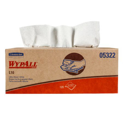 Picture of Task Wipe WypAll® L10 Light Duty White NonSterile 1 Ply Tissue 10-1/4 X 12 Inch Disposable05322