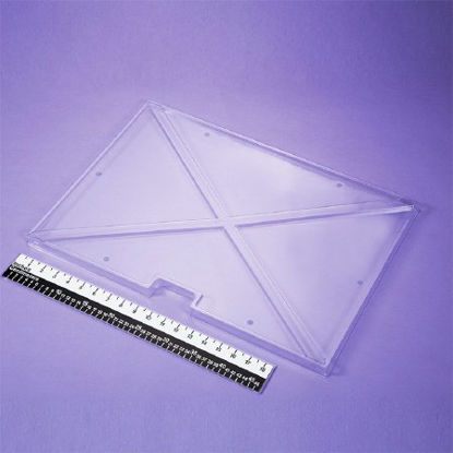 Picture of Crash Cart Box Lid Health Care Logistics® Clear, Plastic, Lift-Off1819