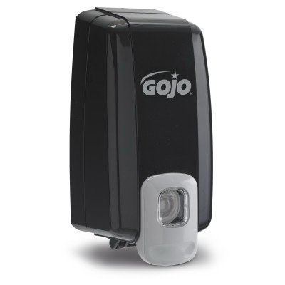 Picture of Soap Dispenser GOJO® NXT® Space Saver™ Black Plastic Manual 1000 mL Wall Mount2135-06