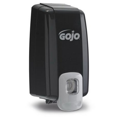 Picture of Soap Dispenser GOJO® NXT® Space Saver™ Black Plastic Manual 1000 mL Wall Mount2135-06