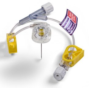 Picture of Huber Infusion Kits PowerLoc® Max 19 Gauge 3/4 Inch 8 Inch Tubing Y-Site Injection Port2131975