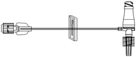 Picture of Extension Set 5 Inch Tubing 0.27 mL Priming Volume DEHP-FreeSC9038