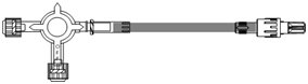 Picture of Extension Set 8 Inch Tubing 1.1 mL Priming Volume DEHP-FreeB4082