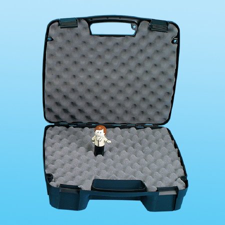 Picture of Security Drug Case Black Plastic 5-1/4 X 14-13/16 X 17-1/8 Inch, 5-1/4 X 14-1/4 X 16-1/2 Inch Inside1444