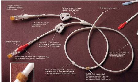 Picture of Hemodialysis Catheter Hickman® 12.5 Fr. Triple Lumen0600650