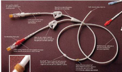 Picture of Hemodialysis Catheter Hickman® 12.5 Fr. Triple Lumen0600650