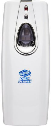 Picture of Air Freshener Dispenser Clorox® Odor Defense™ White Plastic Automatic Spray 6 oz. Wall Mount31793