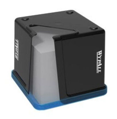Picture of Wipe Dispenser WYPALL* Black / Clear Manual Pull 1080 Count Surface Mount45888