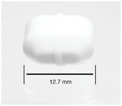 Picture of Stir Bar Bel-Art™ Spinbar™ 0.31 X 0.5 Inch, White, Autoclavable, PTFE Coating, FDA, USP Class VI, ISO 9001:2008 Certifications, Octagonal ShapeS66002