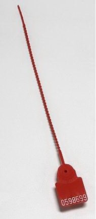 Picture of Tamper Evident Seal Numbered Red2419
