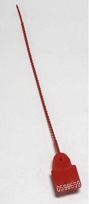 Picture of Tamper Evident Seal Numbered Red2419