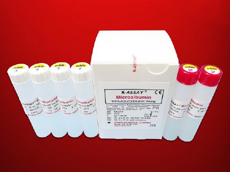 Picture of Reagent Kit K-ASSAY® Renal / General Chemistry Microalbumin For Chemistry Analyzers 200 Tests 4 X 20 mLKAI-057