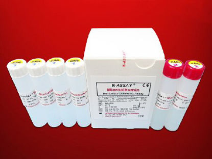 Picture of Reagent Kit K-ASSAY® Renal / General Chemistry Microalbumin For Chemistry Analyzers 200 Tests 4 X 20 mLKAI-057