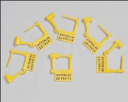 Picture of Tamper Evident Locking Tag Snap-Lock Yellow PlasticPS-100