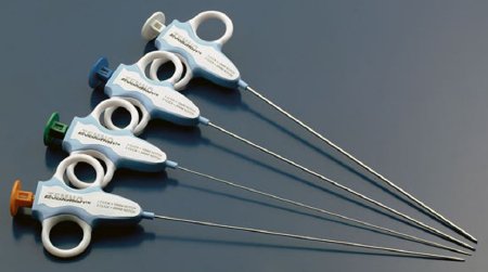 Picture of Soft Tissue Biopsy Needle Temno Evolution® 14 Gauge 15 cm Length White Beveled TipCTT1415