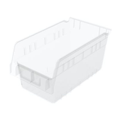 Picture of Storage Bin ShelfMax® Clear Plastic 6 X 6-5/8 X 11-5/8 Inch30090SCLAR
