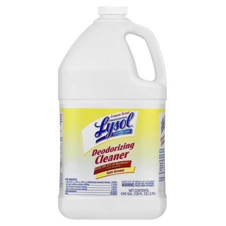 Picture of Lysol® Professional Surface Disinfectant Cleaner Alcohol Based Liquid Concentrate 1 gal. Jug Lemon Scent NonSterileRAC76334CT