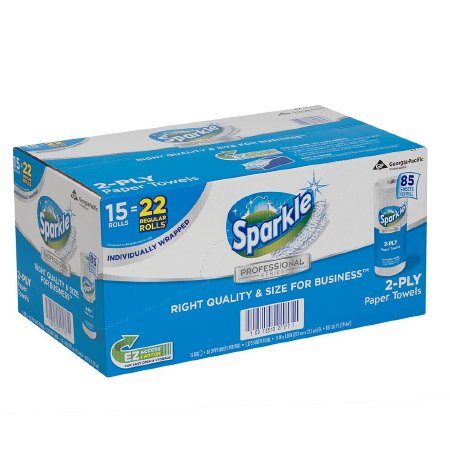 Picture of Kitchen Paper Towel Sparkle Professional Series™ Perforated Roll 8-4/5 X 11 Inch2717714