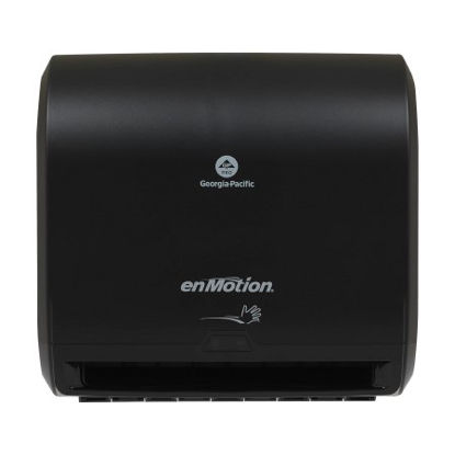 Picture of Paper Towel Dispenser enMotion® Impulse® 10 Translucent Smoke Plastic Touch Free 10 Count Wall Mount59488A