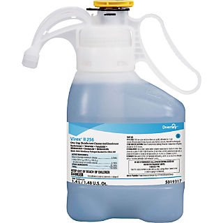 Picture of Diversey™ Virex® II 256 Surface Disinfectant Cleaner Quaternary Based Liquid Concentrate 1.4 Liter Bottle Mint Scent NonSterileDVO5019317