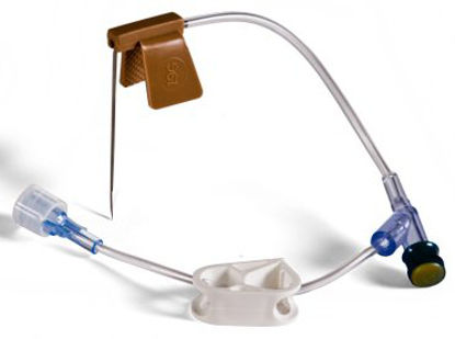 Picture of Huber Infusion Set Bard® 20 Gauge 1-1/2 Inch 8 Inch Tubing Injection Port0603300
